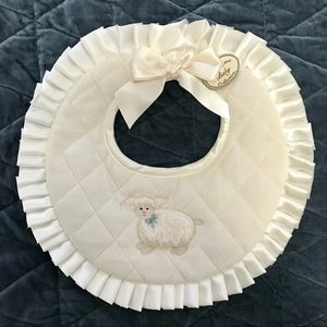 Soft, adorable Lamb Bib - Brand New!